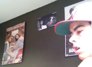 Un skater se filme en train de se taper une queue