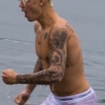 waistbandboy: Justin Bieber in his wet white Calvin Klein…