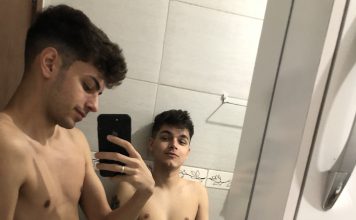 Sextapes coquines d’un jeune couple gay de 18 et 19 ans